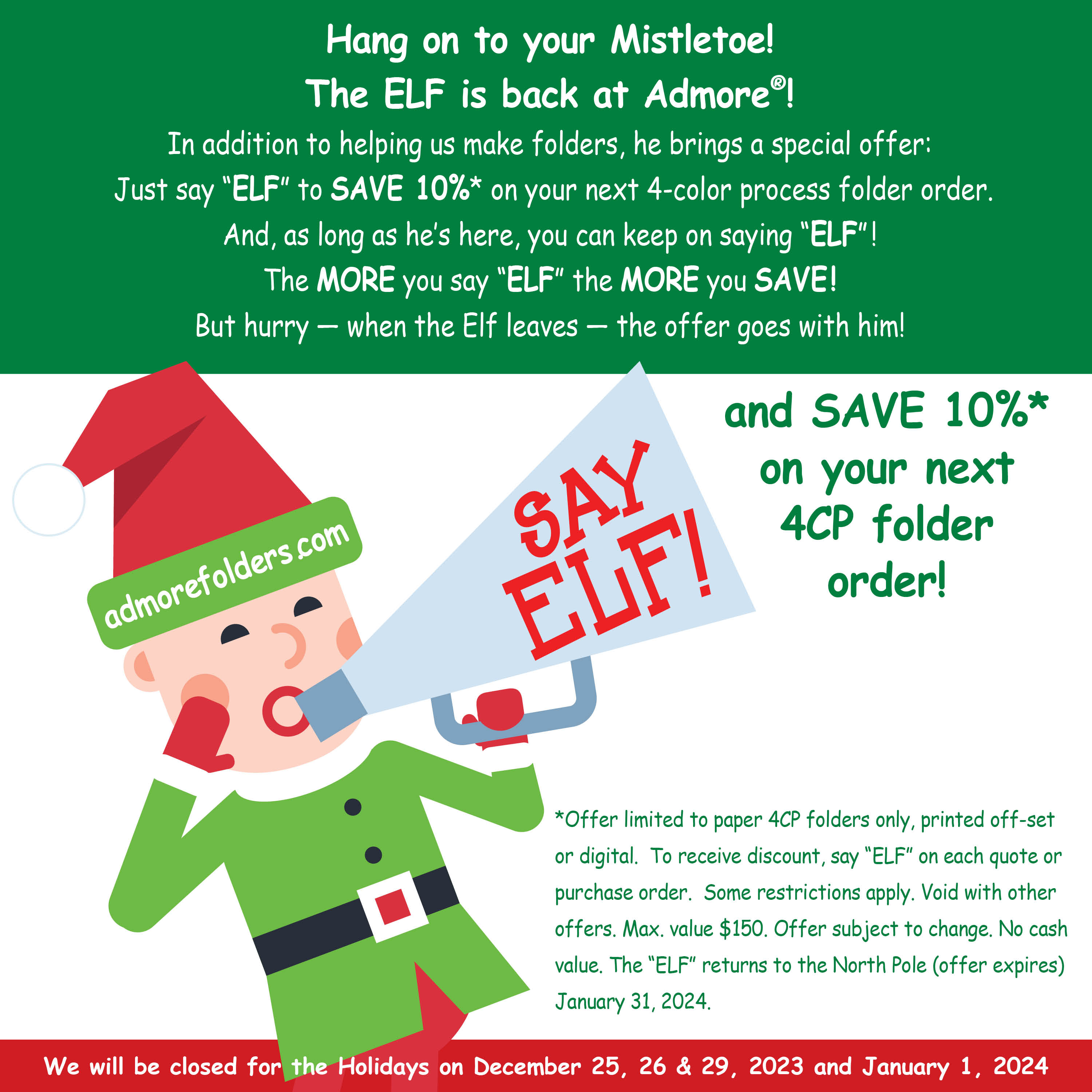 Say ELF and Save!